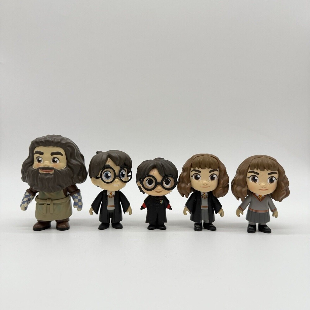 Funko Mini Mixed Harry Potter Lot Of 5 Hermione‎ Hagrid Harry Figured Toys Loose
